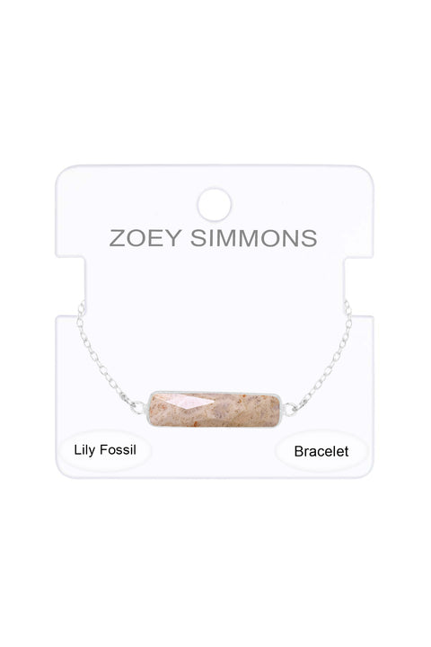 Lily Fossil Bar Bracelet - SF