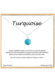 'Gemstone' Boxed Charm Necklace - SF