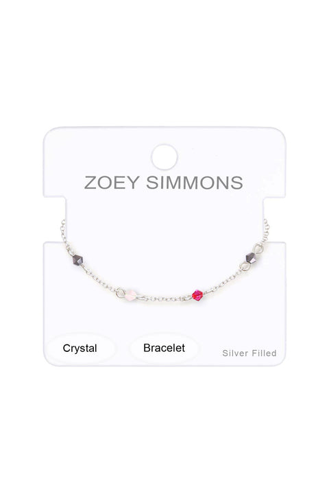 Pink Austrian Crystal Bracelet - SF