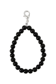 Black Onyx 6mm Mala Beads Keychain - SF/GF