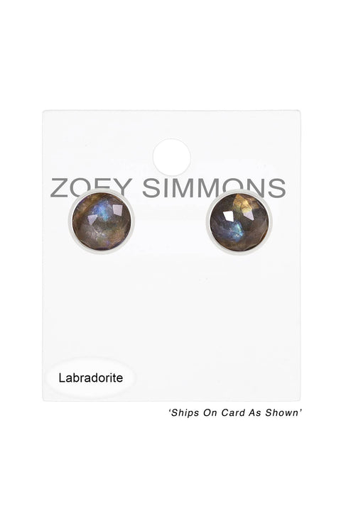 Labradorite Post Earrings - SF