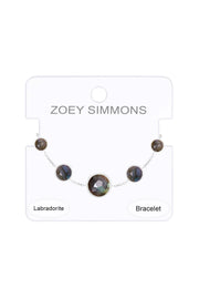 Labradorite Station Bracelet - SF