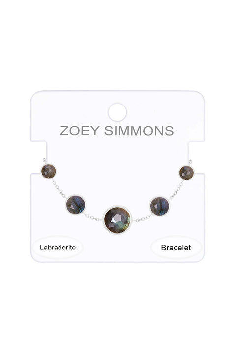 Labradorite Station Bracelet - SF