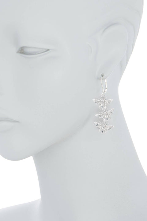 Triple Bee Drop Earrings - SF