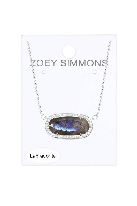 Labradorite Pendant Necklace - SF