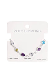 Mixed CZ Station Bracelet - SF