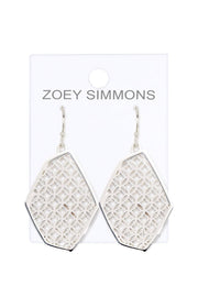 Vintage Filigree Drop Earrings - SF