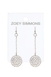 Daisy Discs Chandelier Earrings - SF