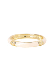 White Enamel Band Ring - GF