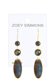 Labradorite Statement Earrings - GF