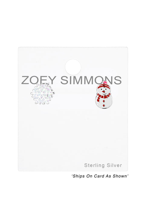 Christmas Stud Earrings Set - SS