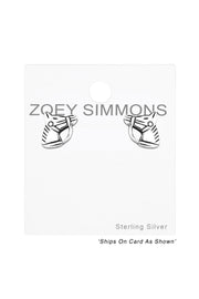 Sterling Silver Horse Head Stud Earrings - SS