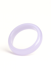 10mm Natural Purple Chalcedony Bangle