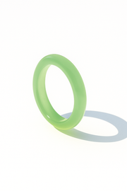 Olive Mist Imitation Jade Ring