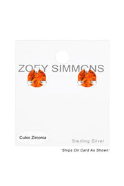 Sterling Silver Round 2mm Ear Studs With Cubic Zirconia - SS