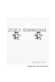 Sterling Silver Turtle Ear Studs - SS