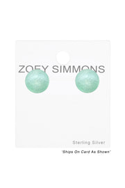Synthtic Pearl 6mm Ear Studs - SS