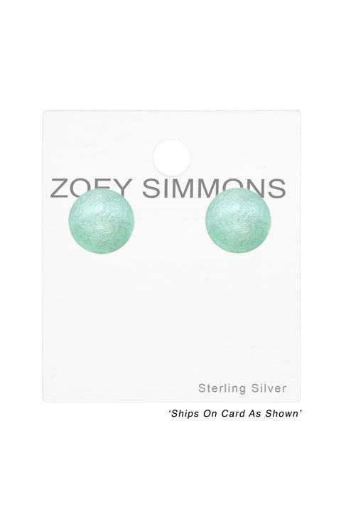 Synthtic Pearl 6mm Ear Studs - SS