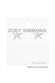Sterling Silver Starfish Ear Studs - SS
