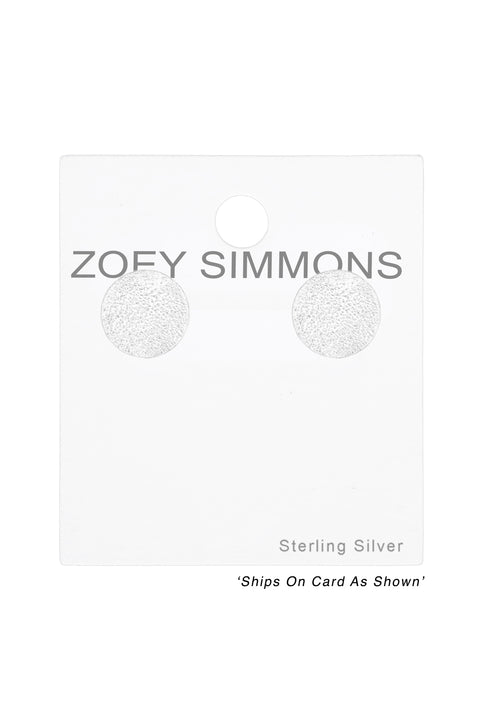 Sterling Silver Ball Ear Studs - SS