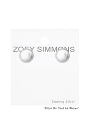 Sterling Silver Ball 2mm Ear Studs - SS