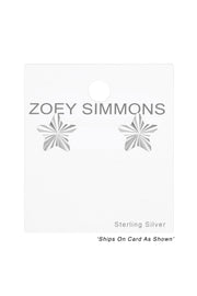Sterling Silver Star Ear Studs - SS
