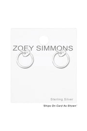 Sterling Silver Knot Ear Studs - SS