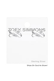Sterling Silver Knot Ear Studs - SS