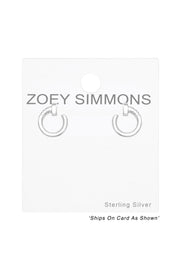 Sterling Silver Screw Ear Studs - SS