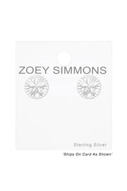 Sterling Silver Flower Ear Studs - SS