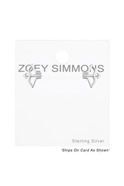 Sterling Silver Arrow Ear Studs - SS