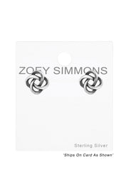 Sterling Silver Celtic Ear Studs - SS