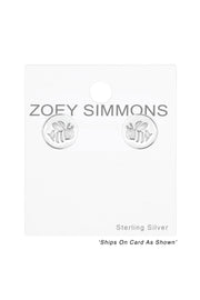 Sterling Silver Bee Ear Studs - SS