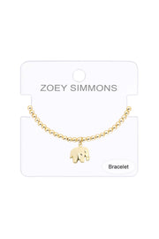 Elephant Charm Beaded Bracelet - GF