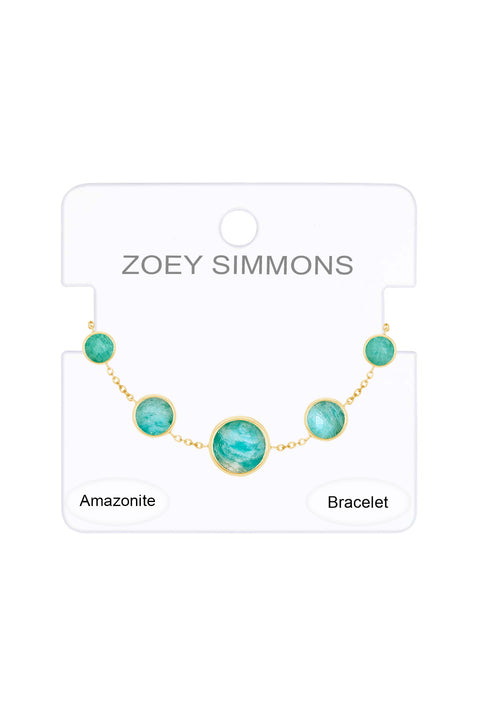 Amazonite Station Bracelet - GF