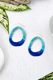 Natural Patina Freeform Earrings - BR