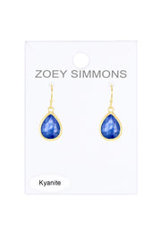 Kyanite Teardrop Earrings - GF