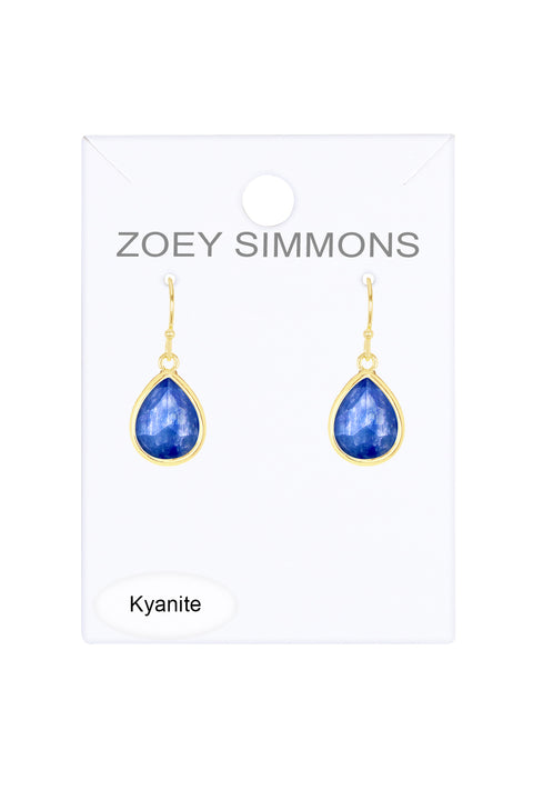 Kyanite Teardrop Earrings - GF