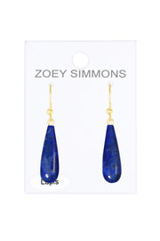 14k Vermeil & Lapis Drop Earrings - VM