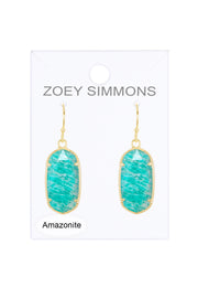 Amazonite Casey Drop Earrings - GF