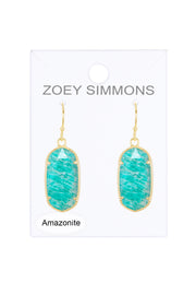 Amazonite Casey Drop Earrings - GF