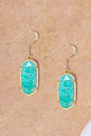 Amazonite Casey Drop Earrings - GF