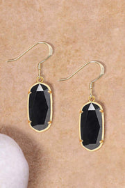 Hematite Casey Drop Earrings - GF