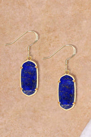 Lapis Casey Drop Earrings - GF