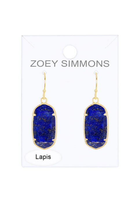 Lapis Casey Drop Earrings - GF