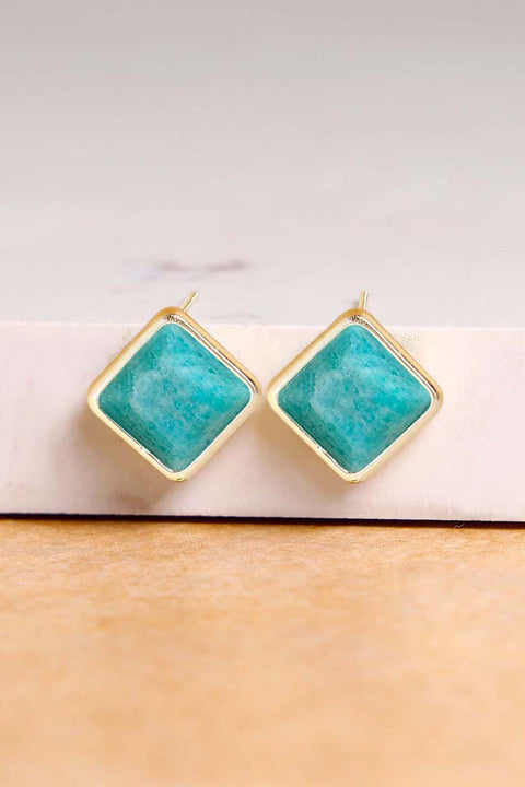 Amazonite Rachel Post Earrings - GF