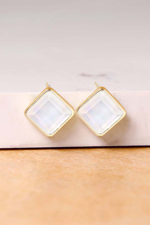 Mother Of Pearl Rachel Post Earrings - GF