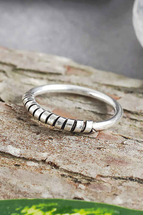Sterling Silver Bali Style Ring - SS