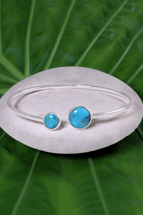 Turquoise Orbit Cuff Bracelet - SF