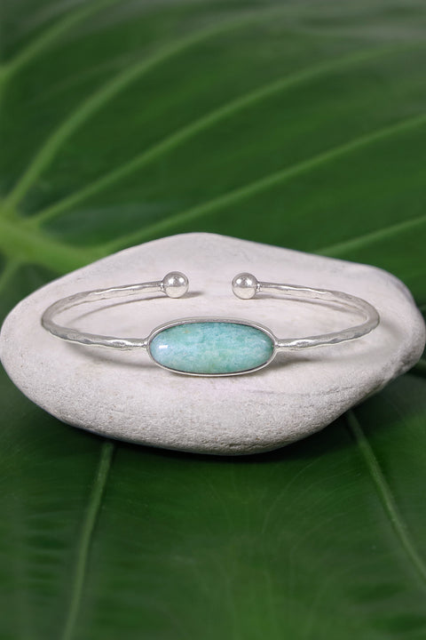 Amazonite Cuff Bracelet - SF